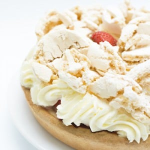 Aardbeienschuim- Patisserie - Saranne