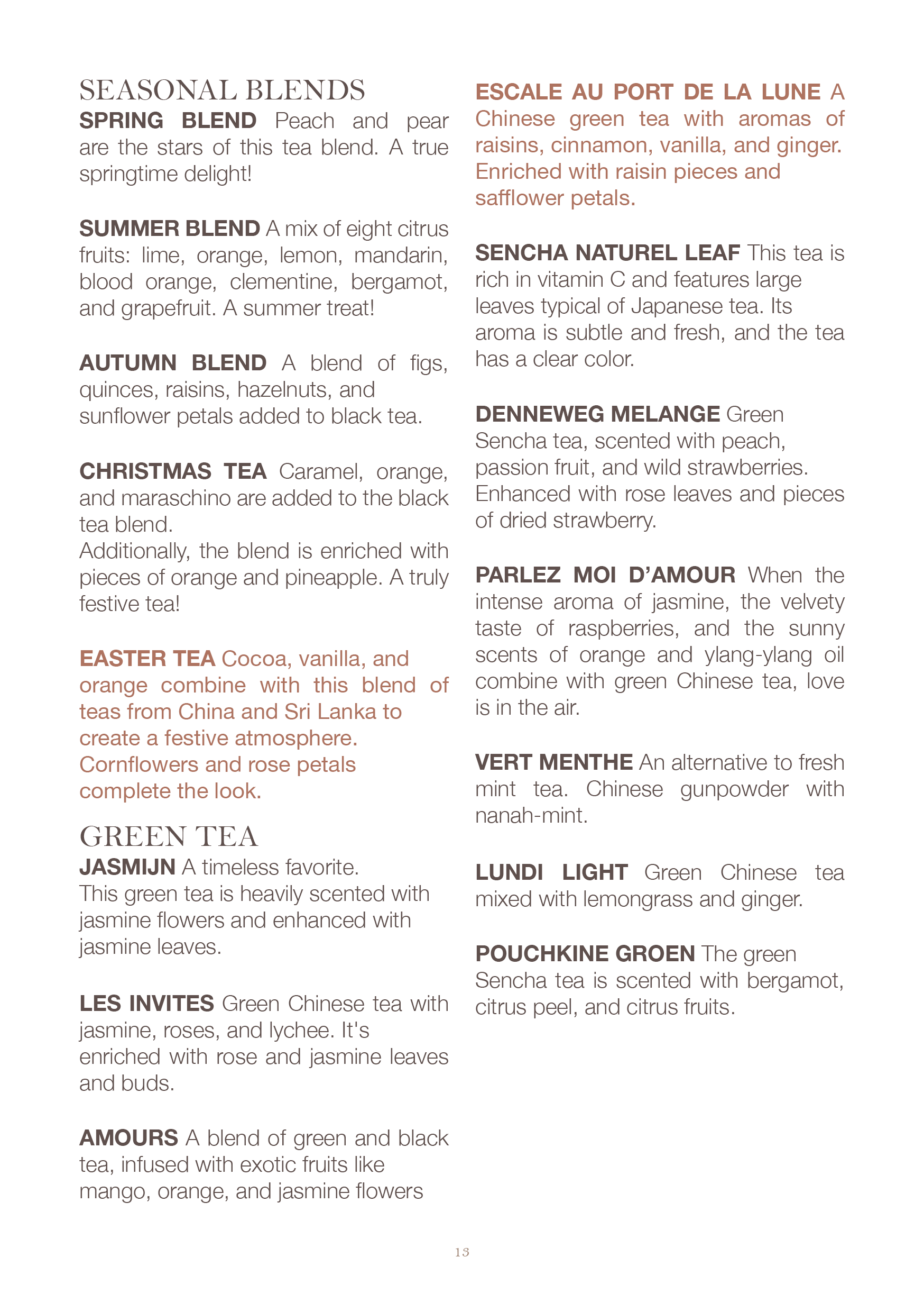 MENU Saranne Fall-Winter 2025