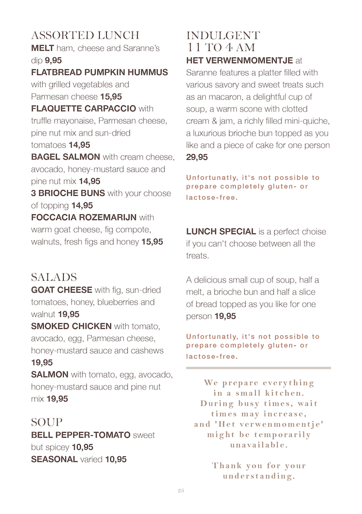 MENU Saranne Fall-Winter 2025