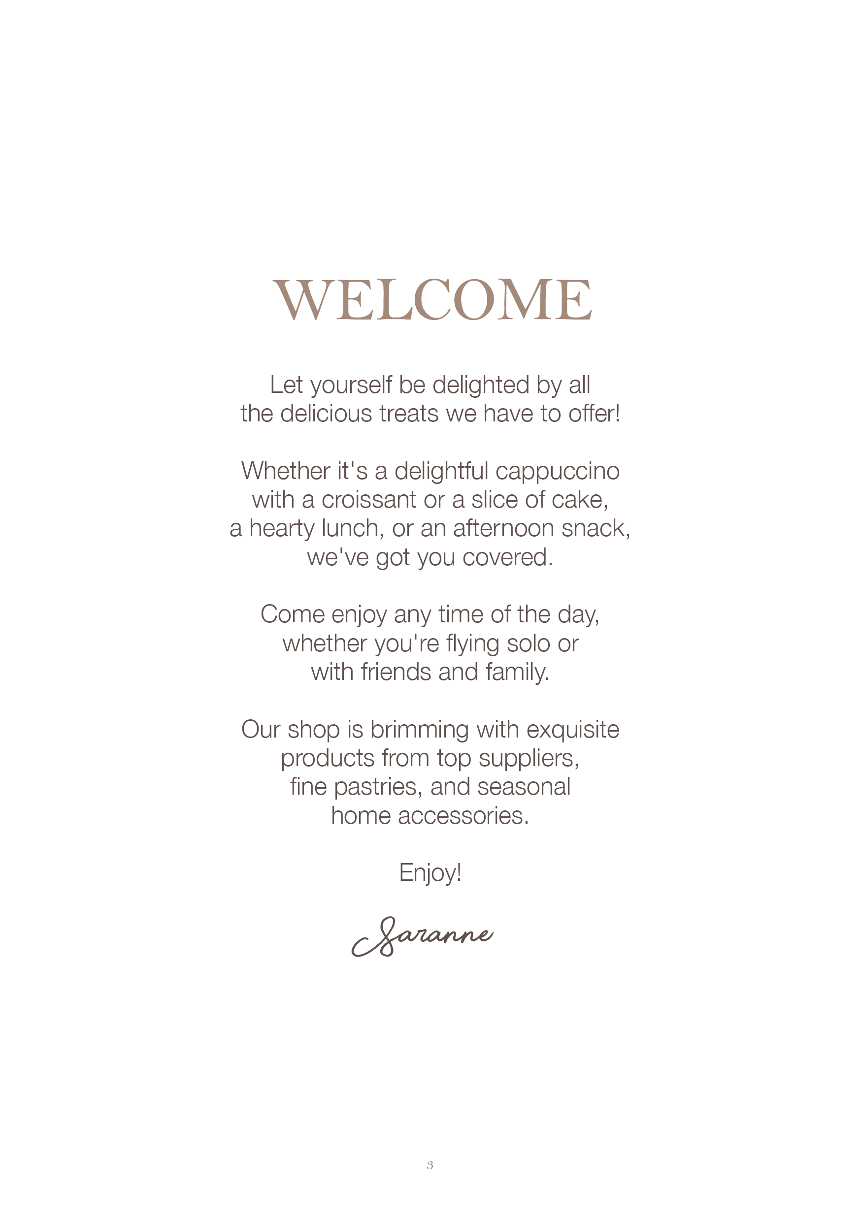 MENU Saranne Fall-Winter 2025