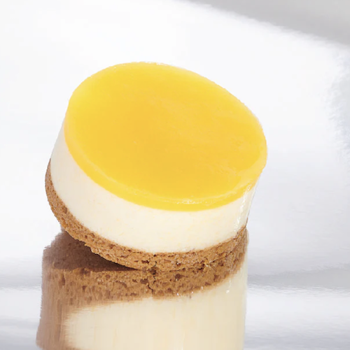 Mango & Yuzu cheese cake bij Saranne Oisterwijk