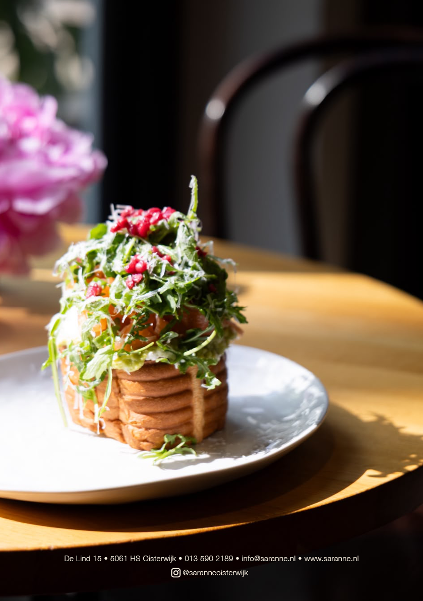 Saranne's Menu AUTUMN 2026 - toast avocado egg salmon
