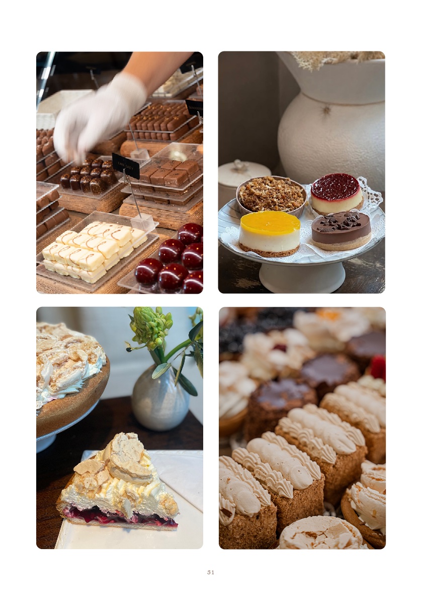 Saranne's Menu AUTUMN 2026 - assorted pastries